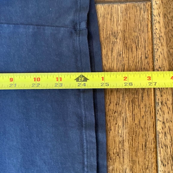 Quince Womens Cotton Modal Scoop Neck Tee Shirt Medium Minimal Navy Blue - Picture 5 of 6